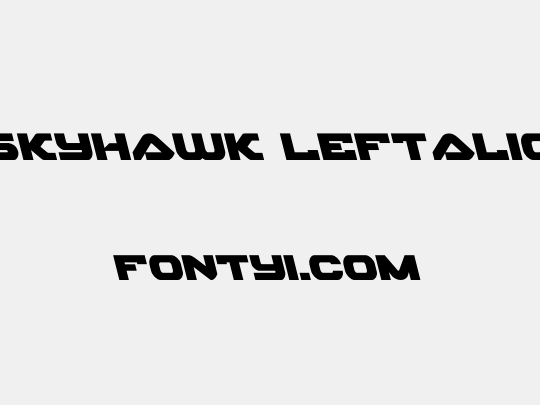 Skyhawk Leftalic
