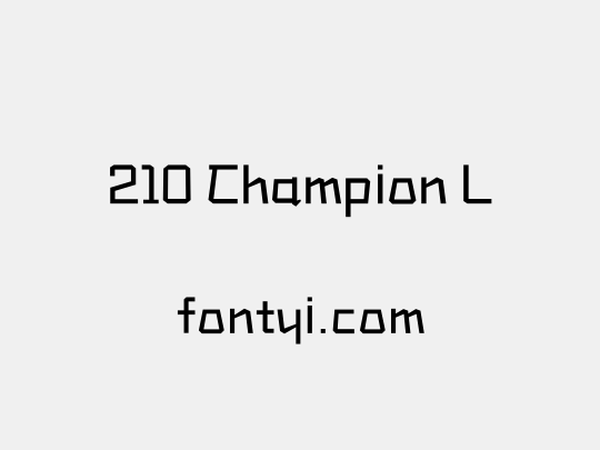 210 Champion L