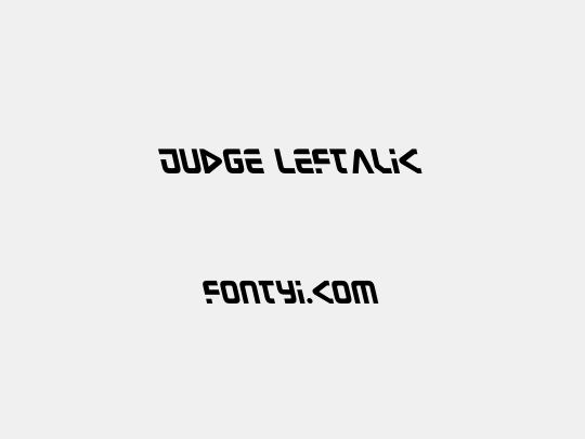 Judge Leftalic