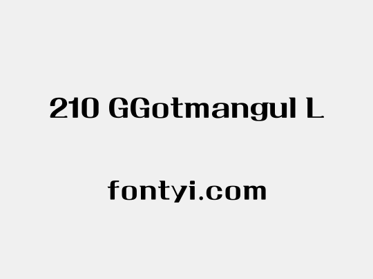 210 GGotmangul L