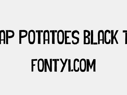 Cheap Potatoes Black Thin