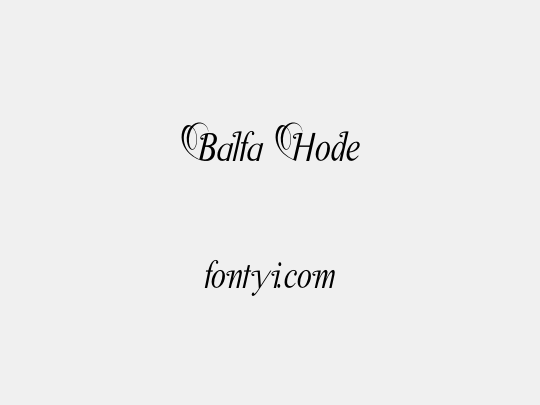 Balfa Hode