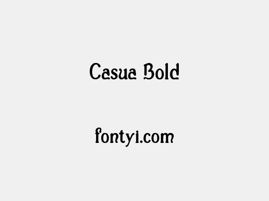 Casua_Bold