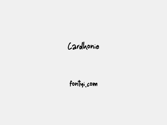Cardhonie