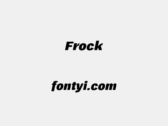 Frock