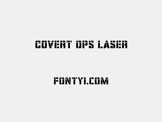 Covert Ops Laser