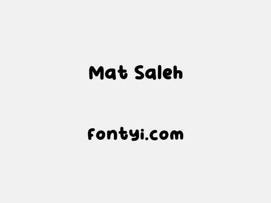 Mat Saleh