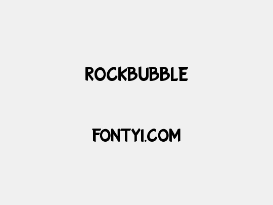 ROCKBUBBLE