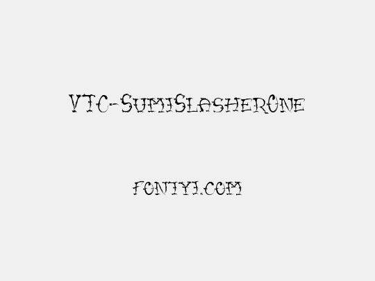 VTC-SumiSlasherOne