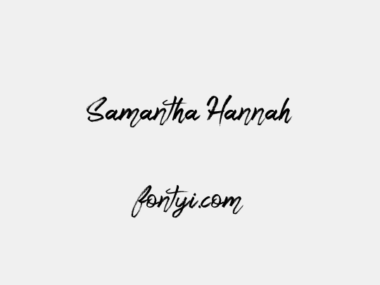 Samantha Hannah