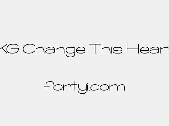 KG Change This Heart