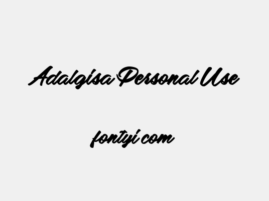 Adalgisa Personal Use