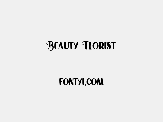 Beauty Florist