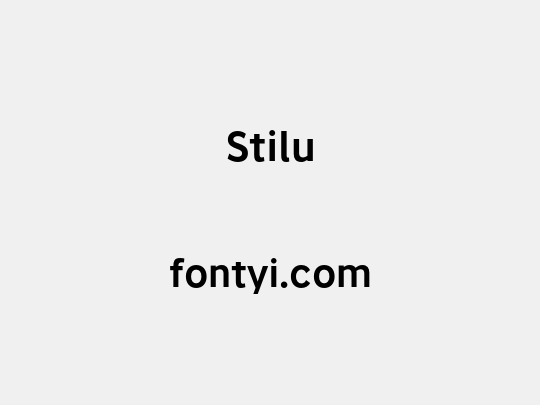 Stilu