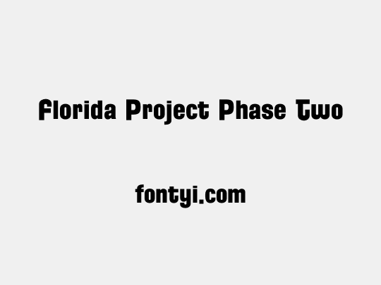 Florida Project Phase Two