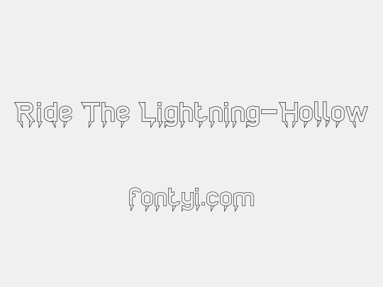 Ride The Lightning-Hollow
