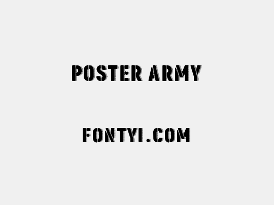 Poster Army
