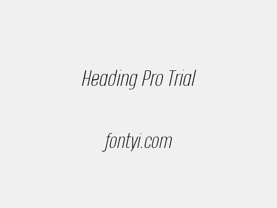 Heading Pro Trial