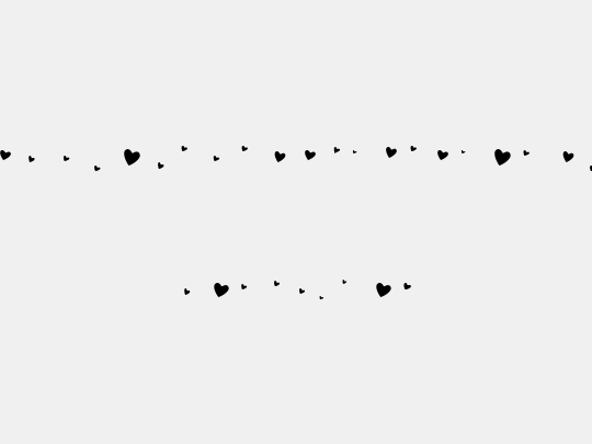 QUIRKY LOVE HEARTS PERSONAL USE