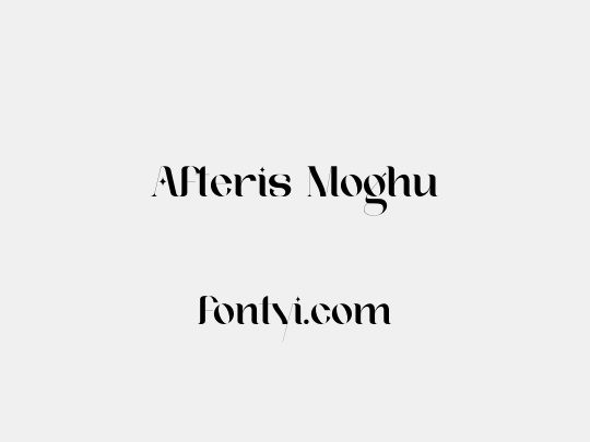 Afteris Moghu