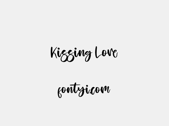 Kissing Love