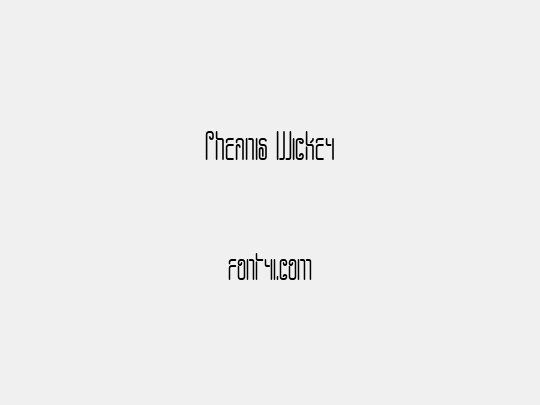 Pheanis Wickey