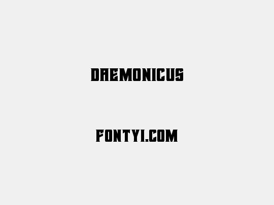 Daemonicus