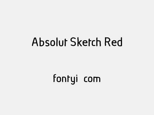 Absolut Sketch Red - 字易网