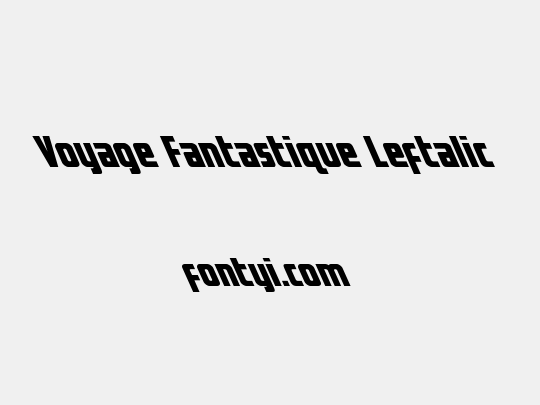 Voyage Fantastique Leftalic