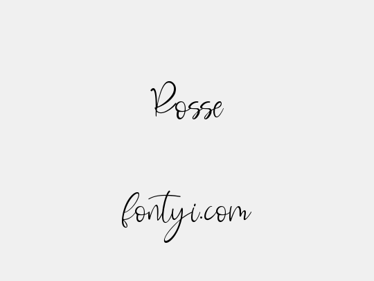 Rosse