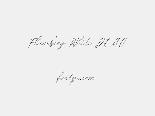 Flumbery White DEMO