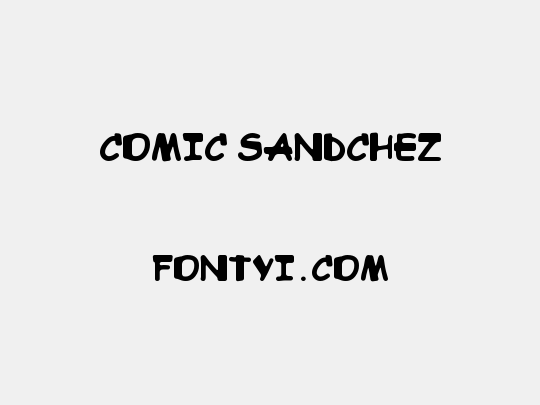 Comic Sandchez