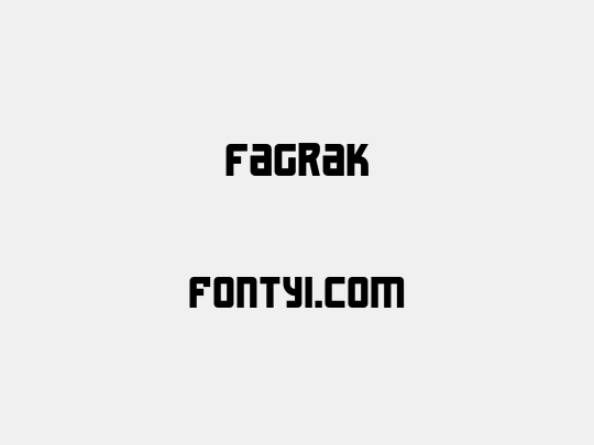Fagrak