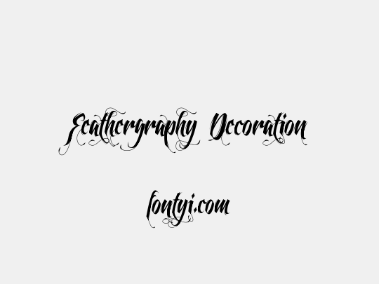 Feathergraphy Decoration