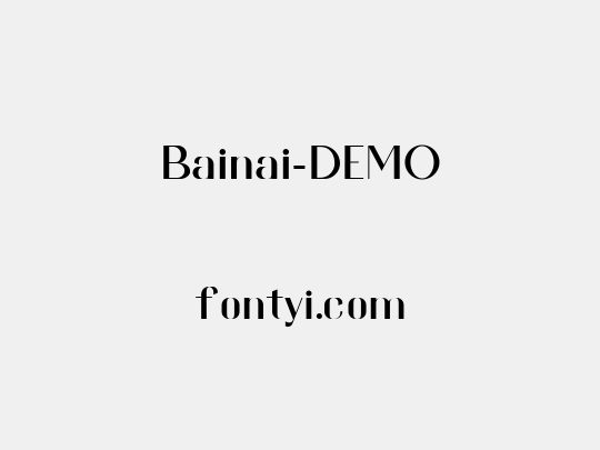Bainai-DEMO