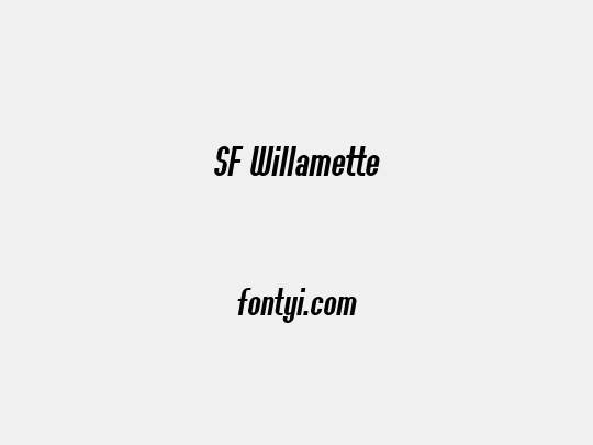 SF Willamette