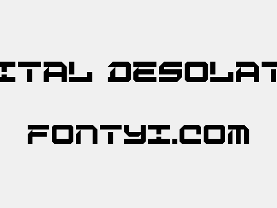 Digital Desolation