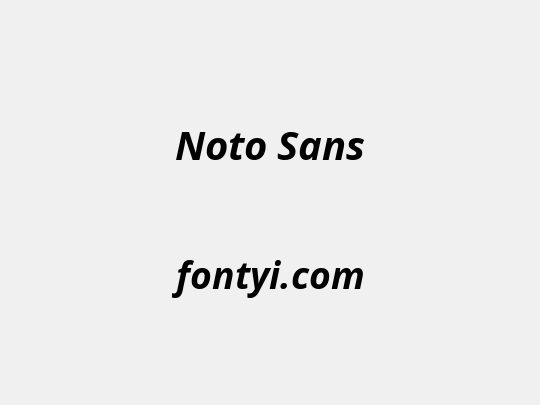 Noto Sans