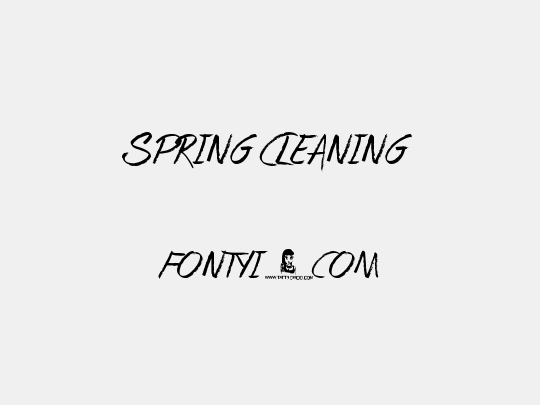 Spring Cleaning
