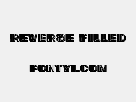 Reverse Filled