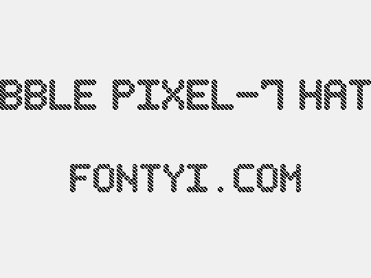 Bubble Pixel-7 Hatch