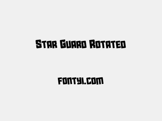Star Guard Rotated