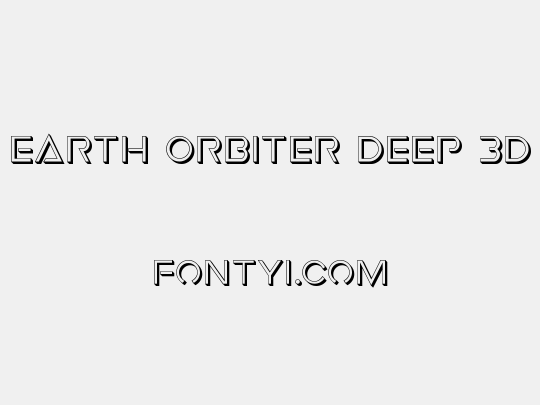 Earth Orbiter Deep 3D