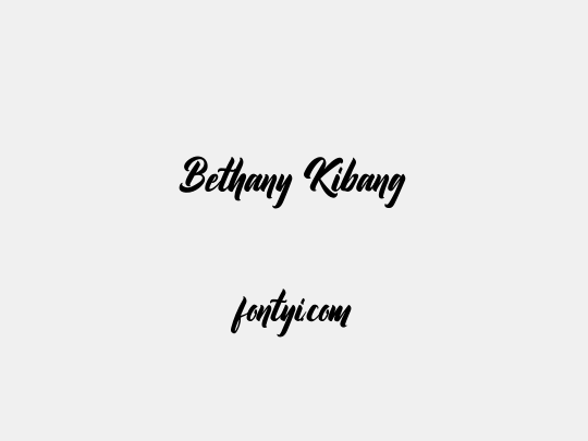 Bethany Kibang