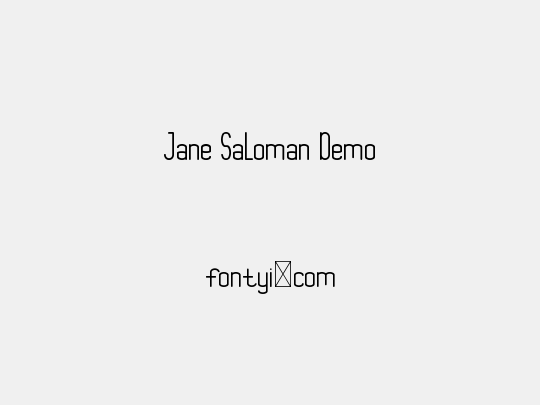 Jane Saloman Demo