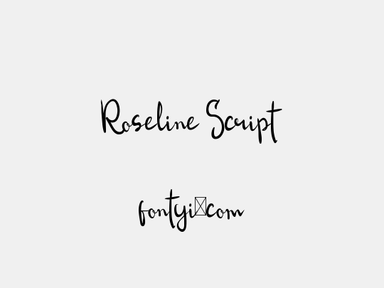 Roseline Script