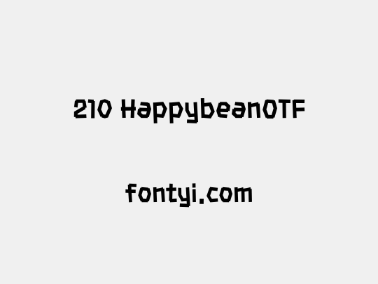 210 HappybeanOTF