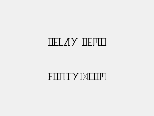 Delay Demo
