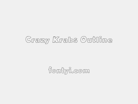Crazy Krabs Outline