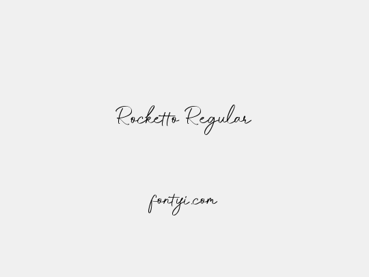 Rocketto Regular